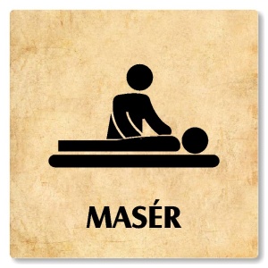 Masér, 100x100mm, pergamen, Nevada